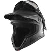 CKX Titan Original Carbon Electric Combo Helmet – Trail and Backcountry Solid - 210° Goggle Included