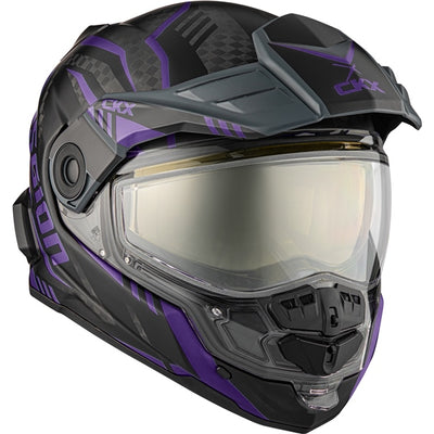 CKX Mission Free-Face Helmet - Carbon Code
