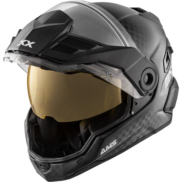 CKX Mission Free-Face Helmet - Carbon Solid