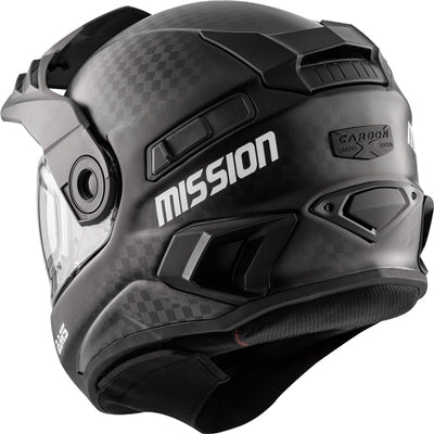CKX Mission Free-Face Helmet - Carbon Solid