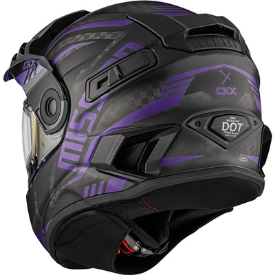 CKX Mission Free-Face Helmet - Carbon Code