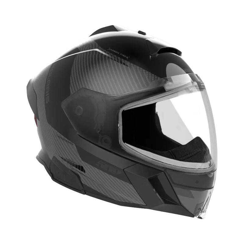 509 Delta V Carbon Fiber Commander Helmet, Carbon Fiber Black