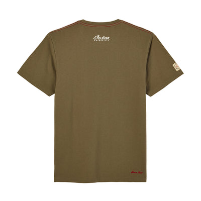 Men's 2 Color Script T-Shirt, Khaki