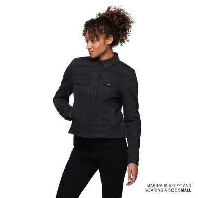 Women's Alex Denim Jacket, Black