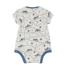 Kid's Short Sleeve Bodysuit, 3 Pack