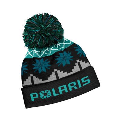 Polaris Fair Isle Pom Beanie