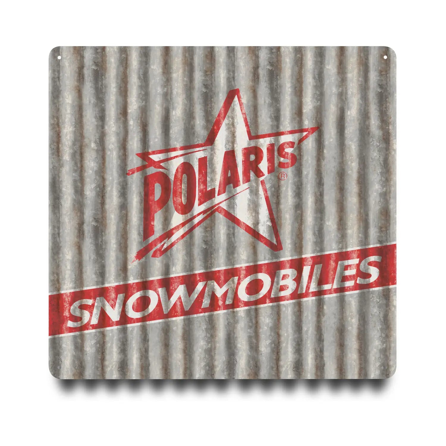 Polaris Retro Metal Sign
