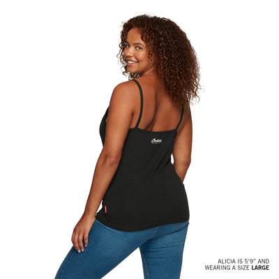 Women's Script Logo Cami, Black