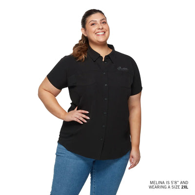 Women's Performance Headdress Shirt, Black