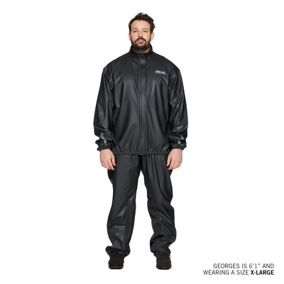 Unisex Rain Suit Jacket, Black