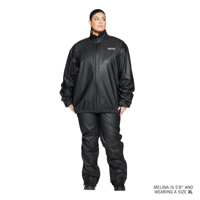 Unisex Rain Suit Jacket, Black