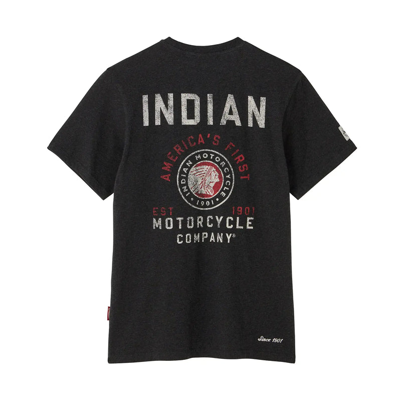 Men's Logo Headdress Pocket T-Shirt, Black