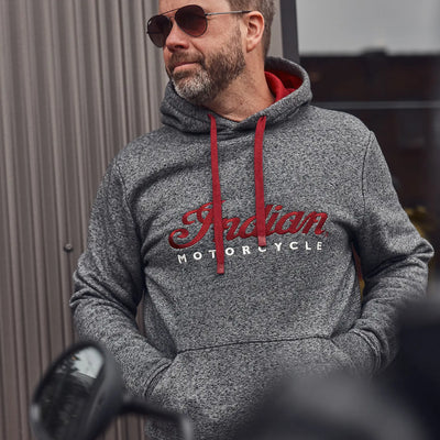 Men's Logo Headdress Hoodie, Gray