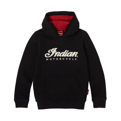 Youth Applique Headdress Hoodie, Black