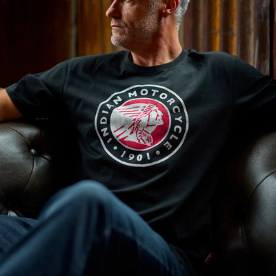 Men's Headdress Icon T-Shirt, Black