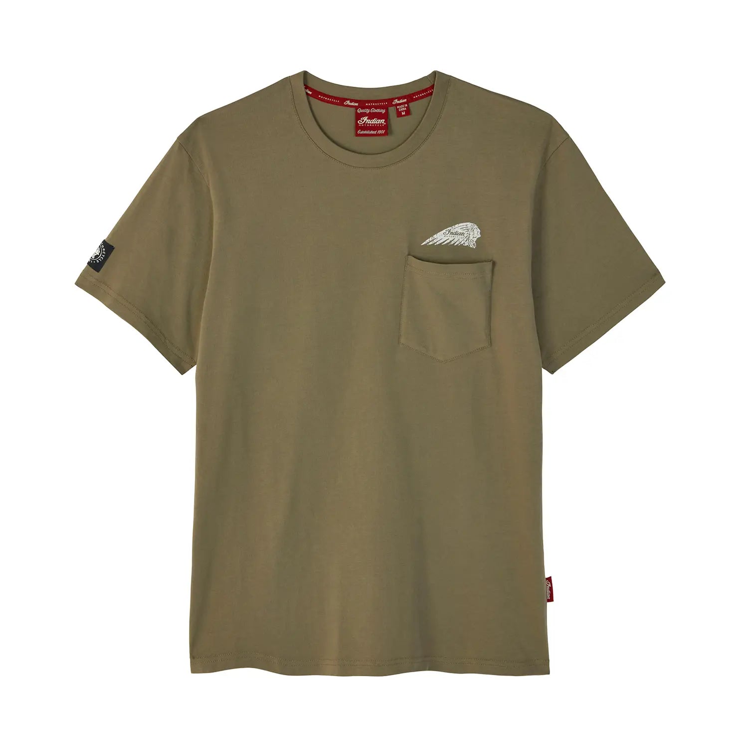Men's Spirit Lake IA Pocket T-Shirt, Green