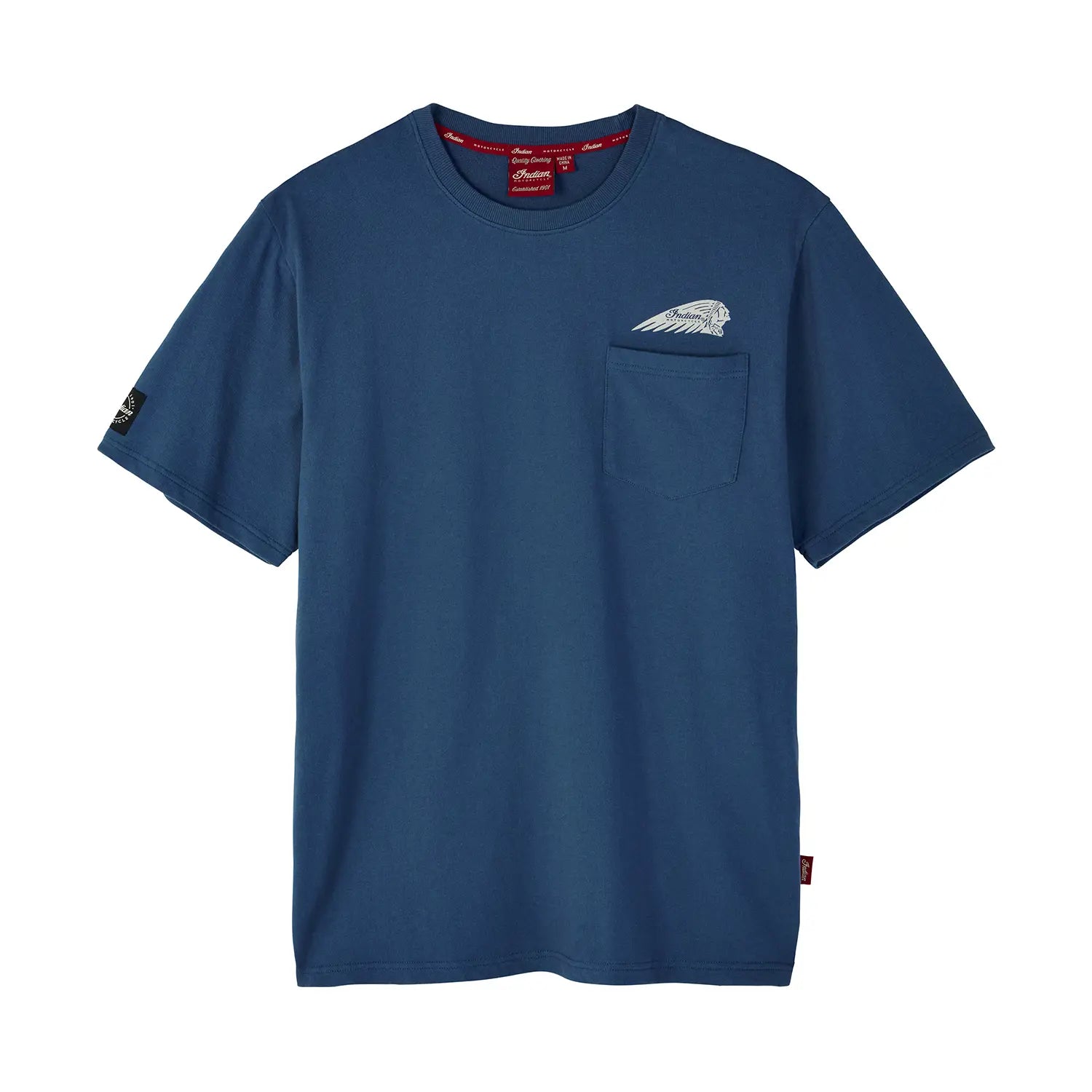Men's Motor Oils Pocket T-Shirt, Blue