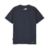 Men's 2 Color Script Logo T-Shirt, Navy