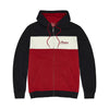 Men's Script Logo Colorblock Hoodie, Red