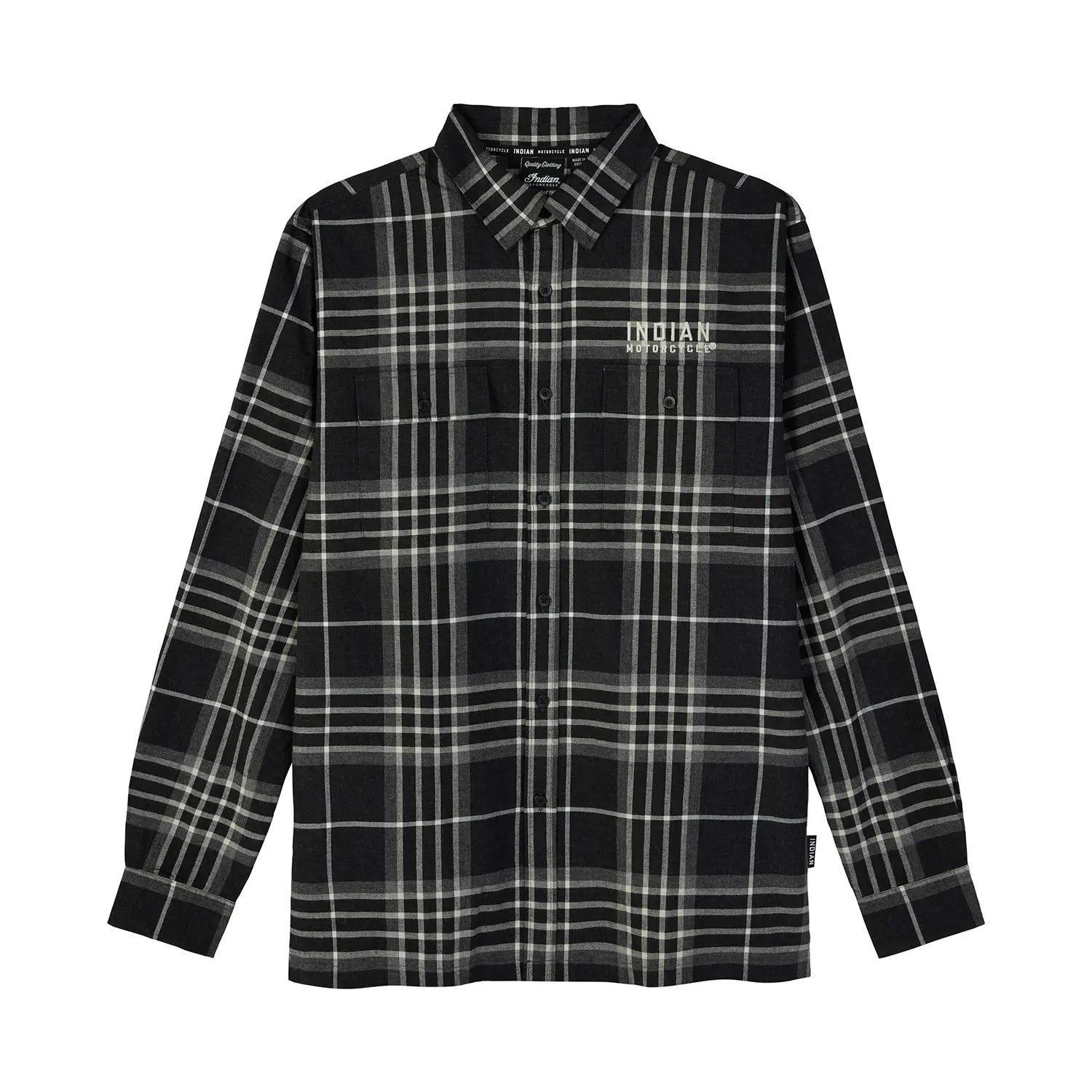 Men's San Antonio Plaid Shirt, Black