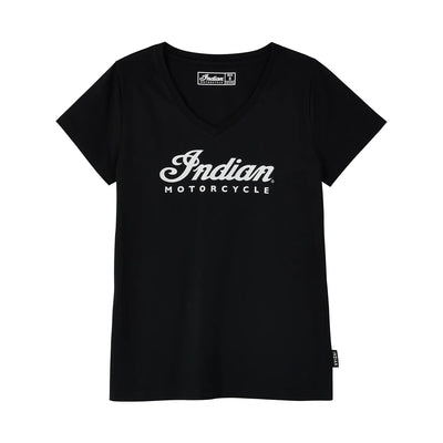 Women's Essential Script Logo T-Shirt, Black