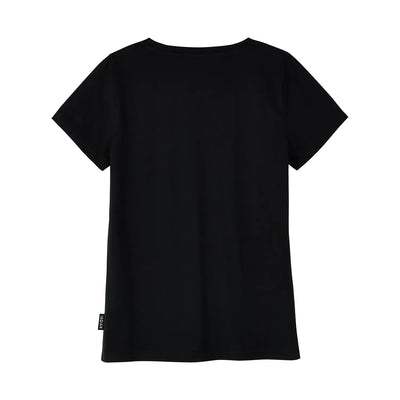 Women's Essential Script Logo T-Shirt, Black