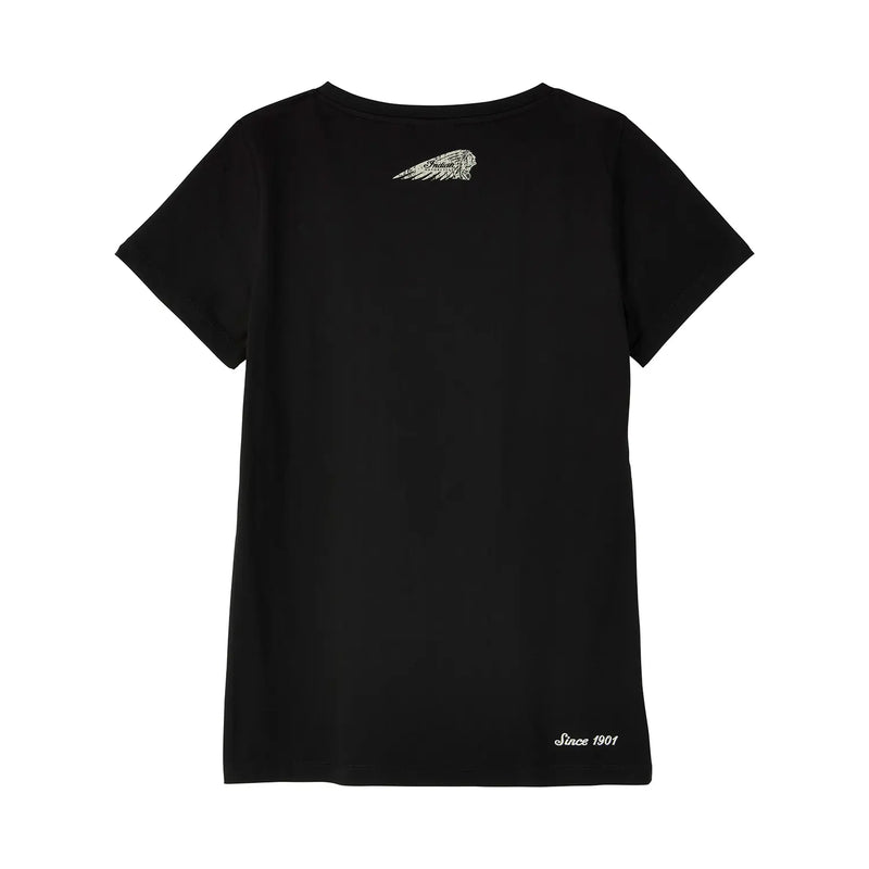 Women's Headdress Icon T-Shirt, Black