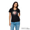 Women's Headdress Icon T-Shirt, Black