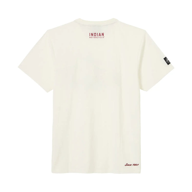 Men's Headdress Printed T-Shirt, White