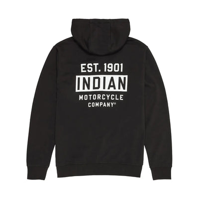 Men's Est 1901 Indian Motorcycle Hoodie, Black