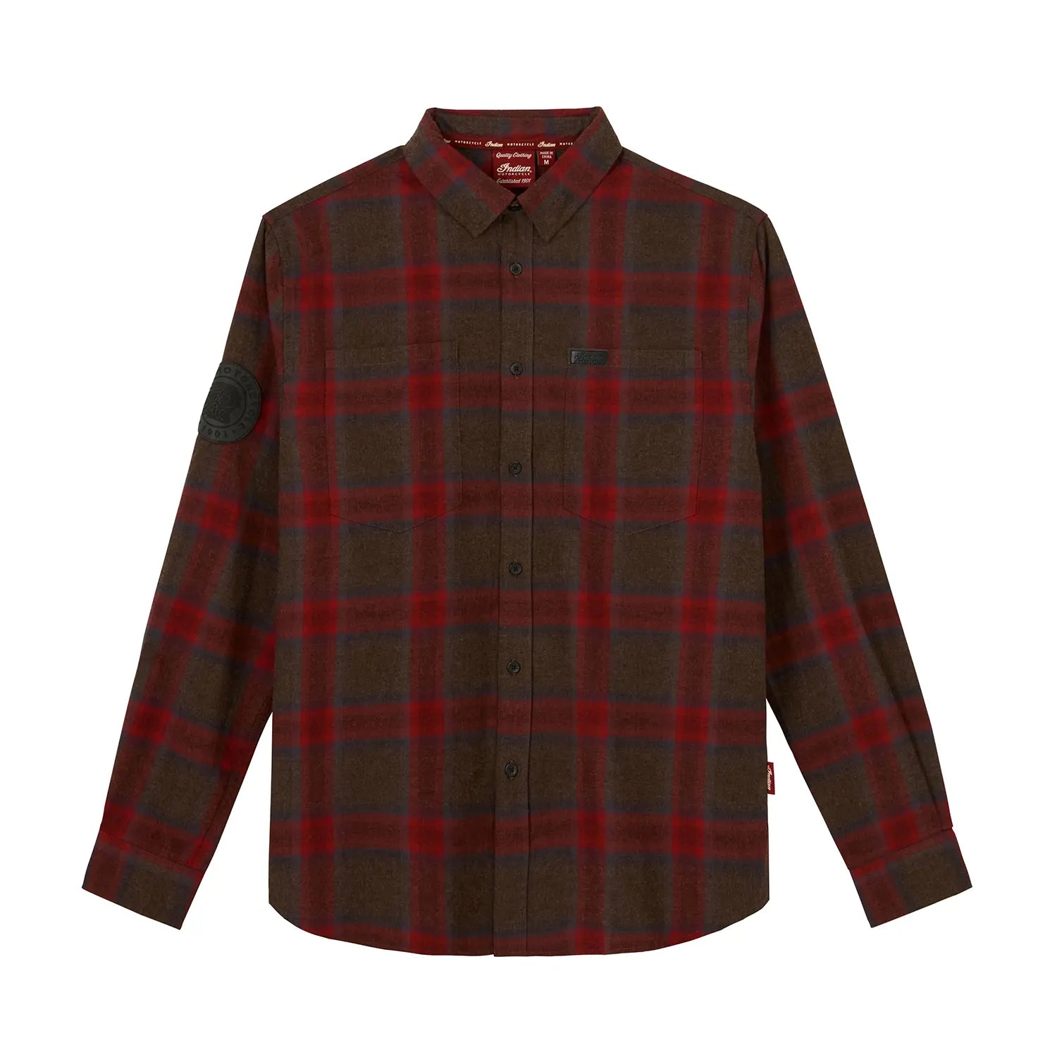 Men's Nashville Plaid Shirt, Red