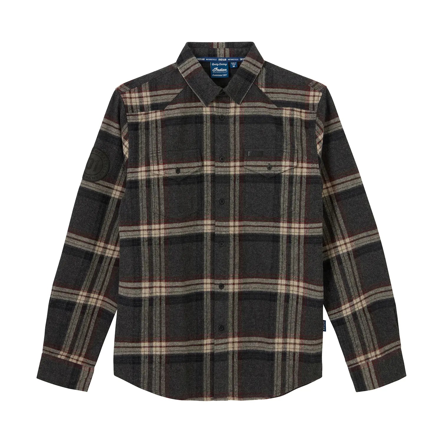 Men's Newark Plaid Shirt, Gray