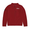Women's Zip Thru Fleece Top, Red