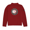 Women's Zip Thru Fleece Top, Red