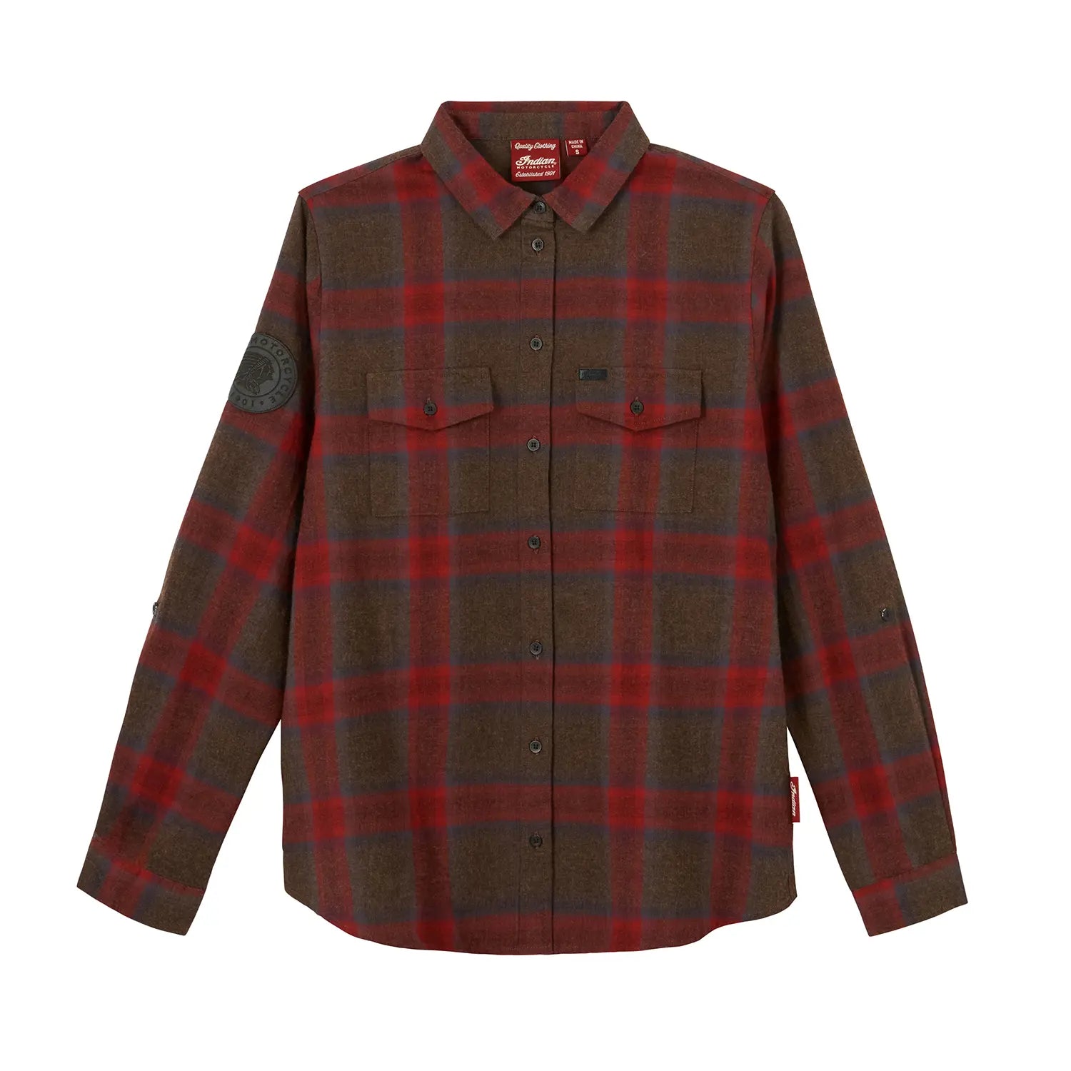 Women's Nashville Plaid Shirt, Red