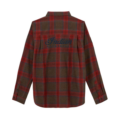 Women's Nashville Plaid Shirt, Red