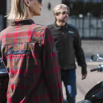 Women's Nashville Plaid Shirt, Red