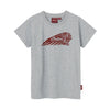 Youth Distressed Headdress Tee, Gray