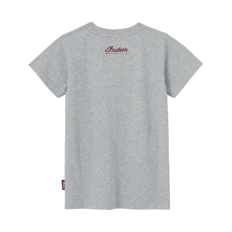 Youth Distressed Headdress Tee, Gray