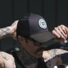 01 Patch Trucker Cap, Gray