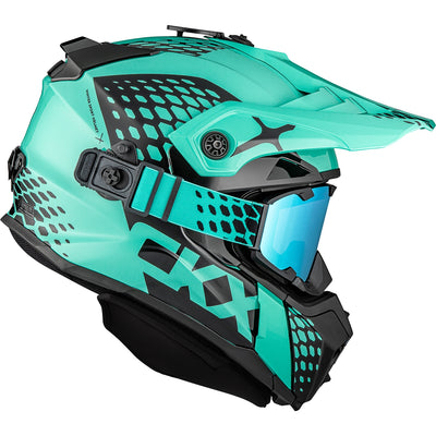 CKX Titan Original Helmet - Trail and Backcountry Viper - 210° Goggle Included