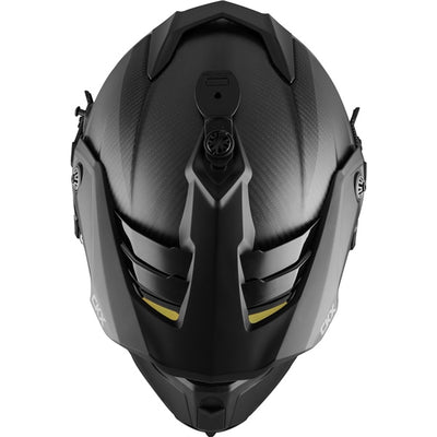 CKX Titan Original Carbon Helmet - Trail and Backcountry Solid - 210° Goggle Included
