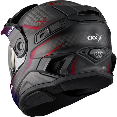 CKX Mission Free-Face Helmet - Carbon Fury