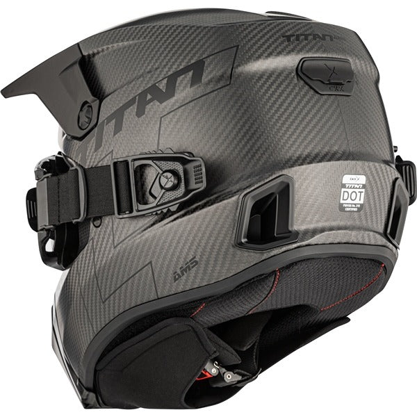 CKX AMS Titan Helmet Solid Carbon Fiber- Apex Goggle included
