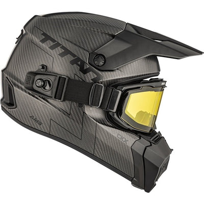 CKX AMS Titan Helmet Solid Carbon Fiber- Apex Goggle included