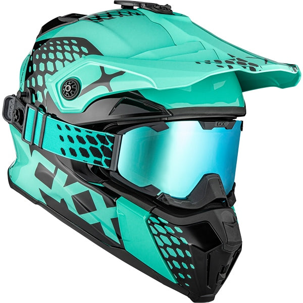 CKX Titan Original Helmet - Trail and Backcountry Viper - 210° Goggle Included