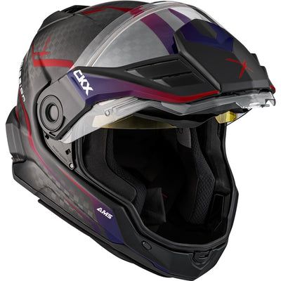CKX Mission Free-Face Helmet - Carbon Fury