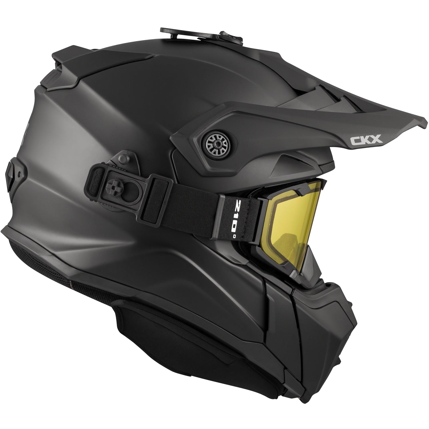 CKX Titan Original Helmet - Trail and Backcountry Solid - 210° Goggle Included