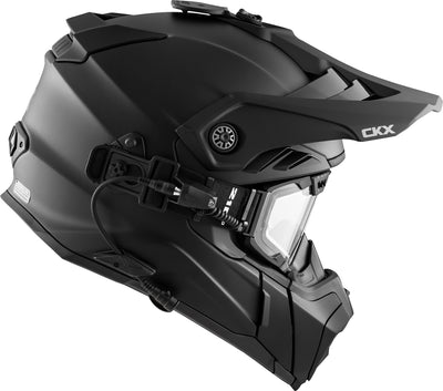 CKX Titan Air Flow Electric Combo Helmet - Backcountry Solid - 210° Goggle Included