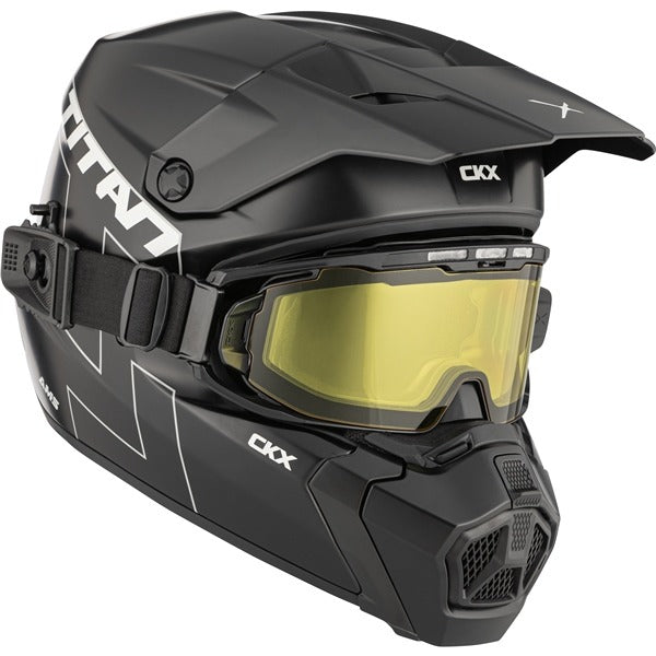 CKX AMS Titan Helmet Solid Fiberglass - Apex Goggle included